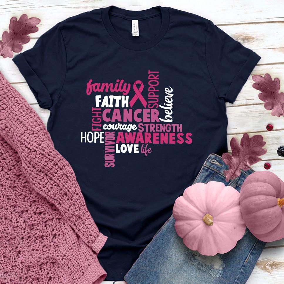 CANCER Awareness Colored Edition T-Shirt