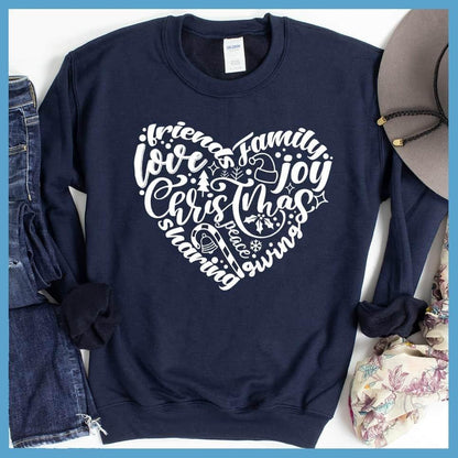 Christmas Heart Sweatshirt