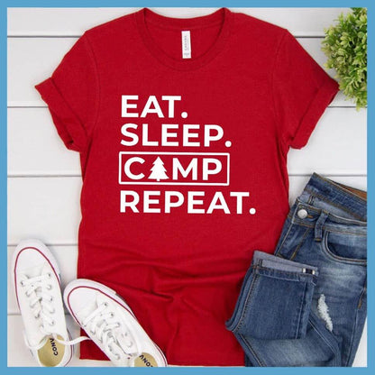 Eat Sleep Camp Repeat T-Shirt