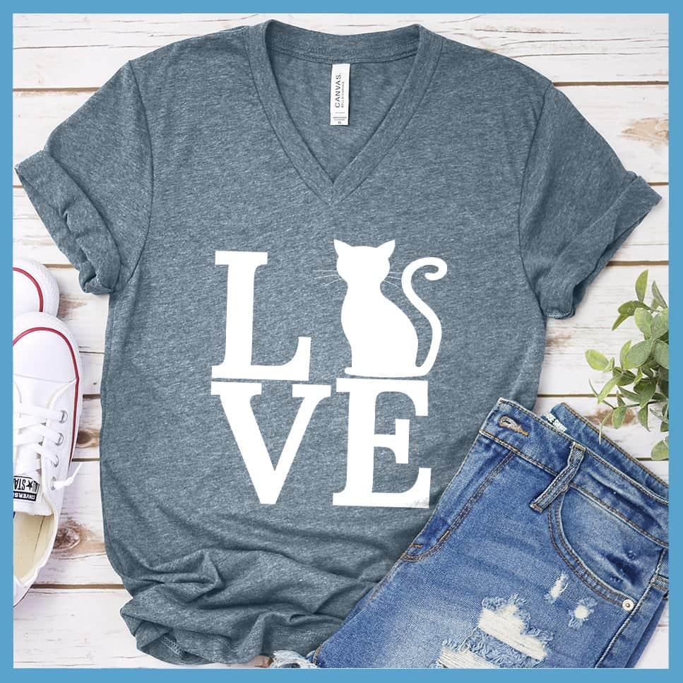 Cat Love Version 2 V-neck