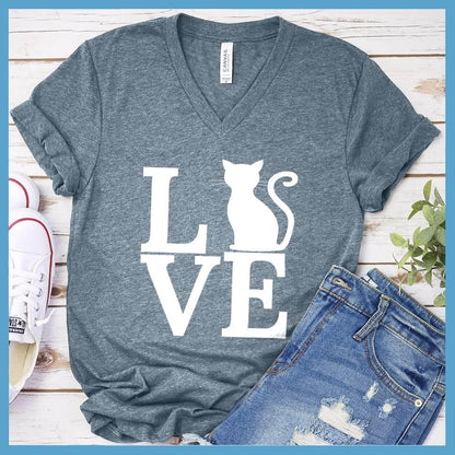 Cat Love Version 2 V-neck