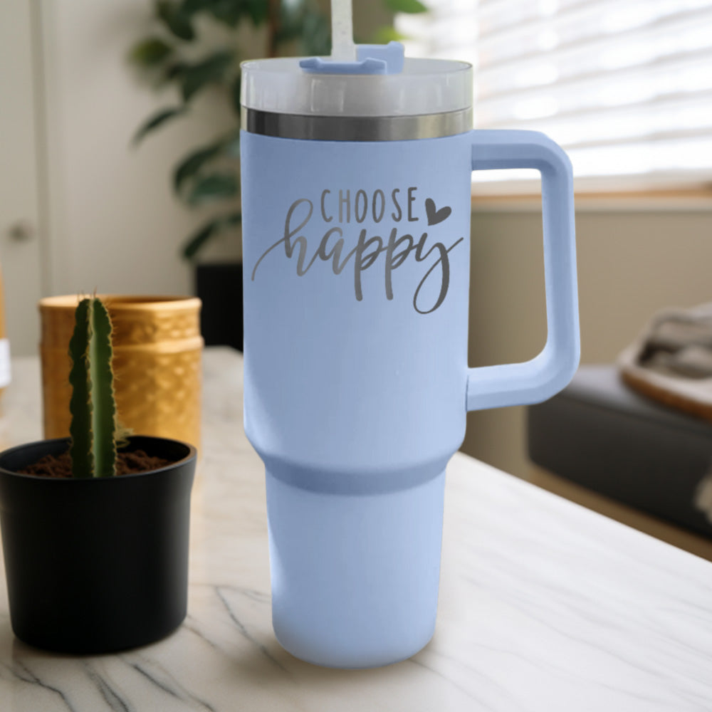 Choose Happy Tumbler