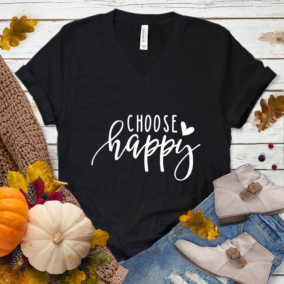 Choose Happy V-Neck