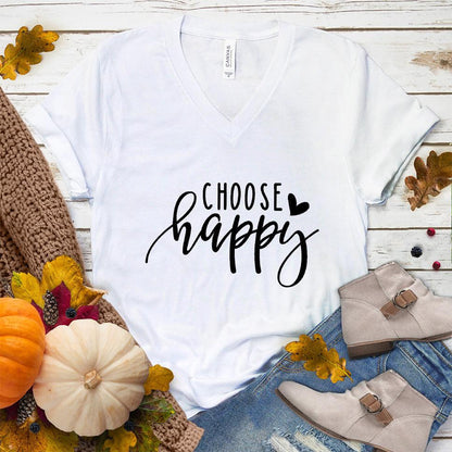 Choose Happy V-Neck