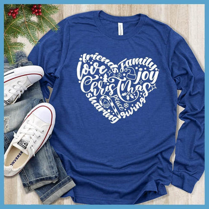Christmas Heart Long Sleeves