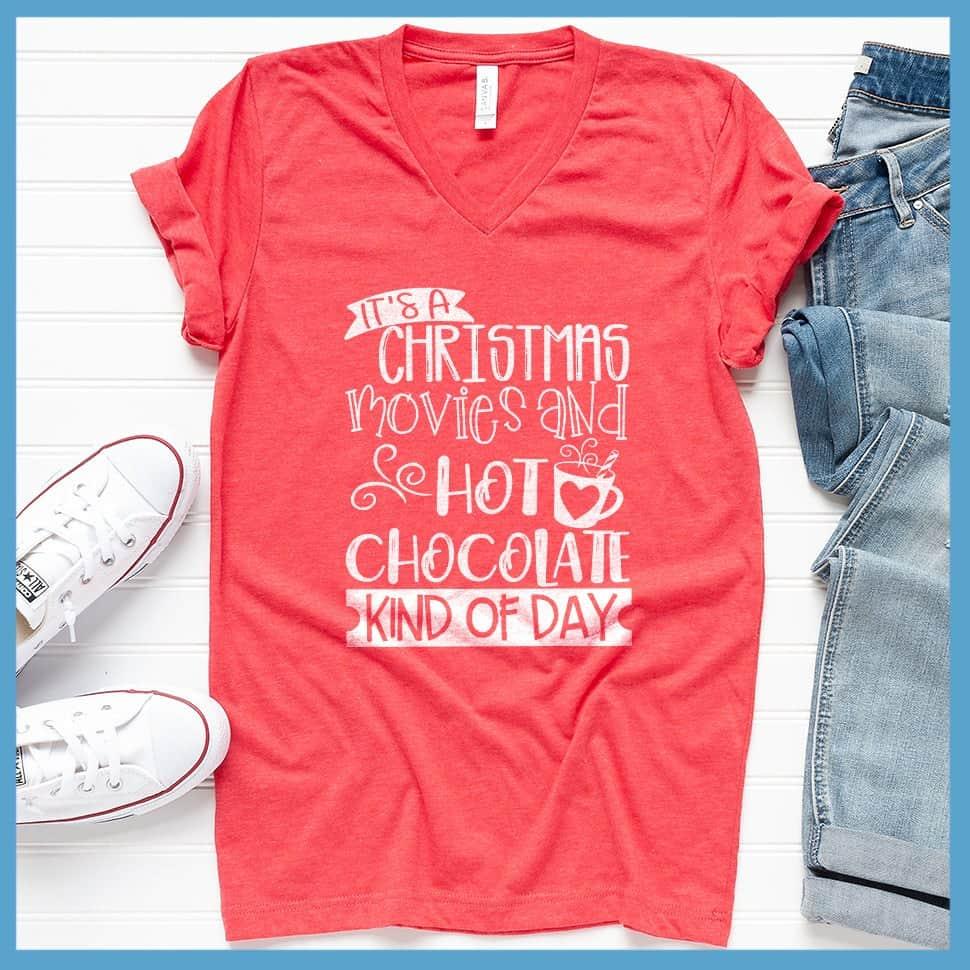 Christmas Movies And Hot Chocolate V-Neck