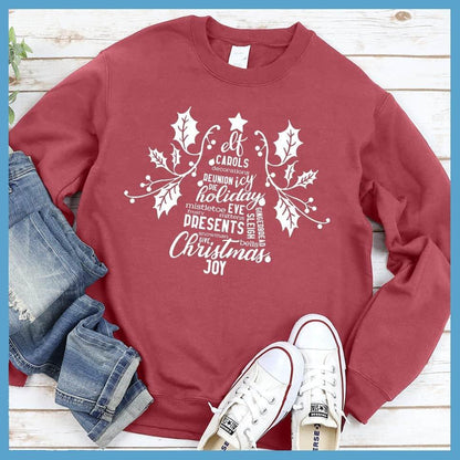 Christmas Tree Collage Sweatshirt
