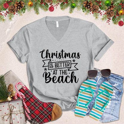Christmas Is Better At The Beach V-Neck