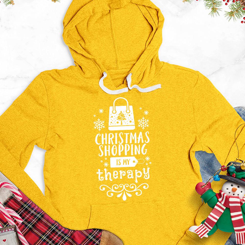 Christmas Shopping Is My Therapy Version 1 Hoodie