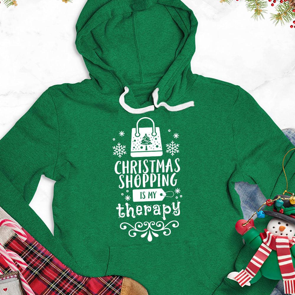 Christmas Shopping Is My Therapy Version 1 Hoodie