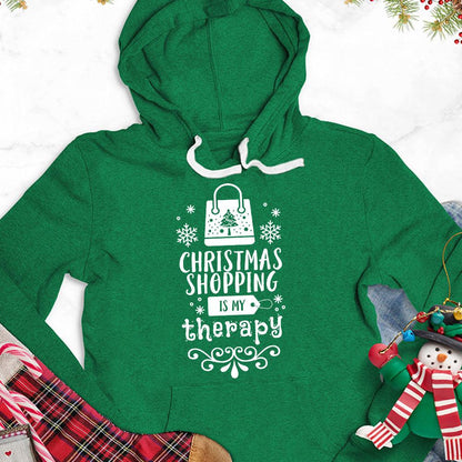 Christmas Shopping Is My Therapy Version 1 Hoodie
