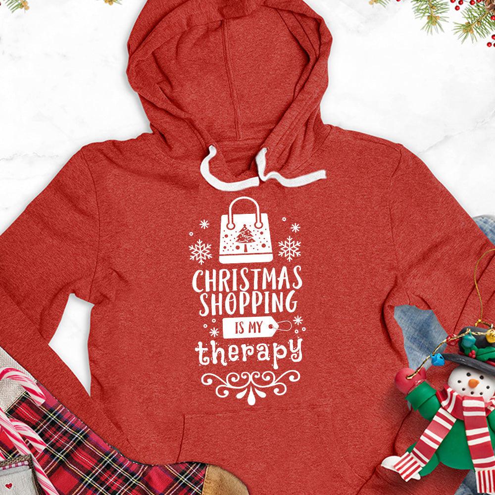 Christmas Shopping Is My Therapy Version 1 Hoodie