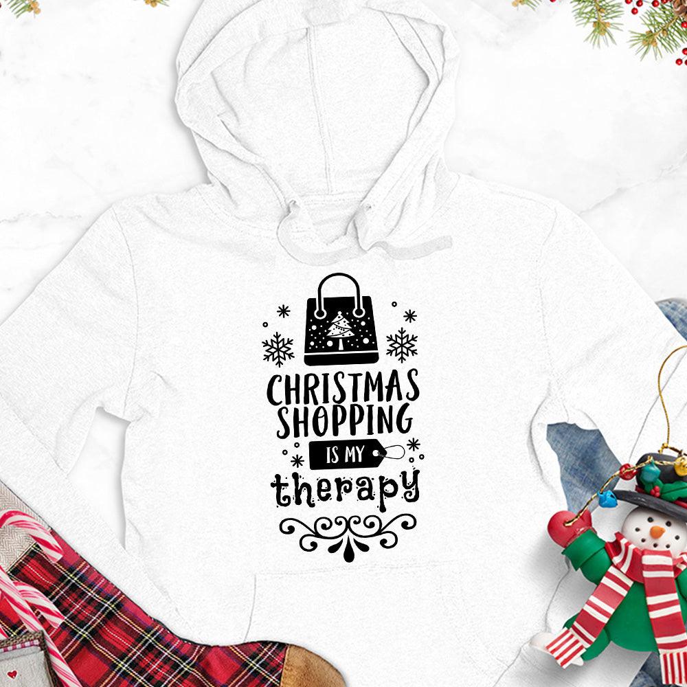 Christmas Shopping Is My Therapy Version 1 Hoodie