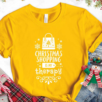 Christmas Shopping Is My Therapy Version 1 T-Shirt