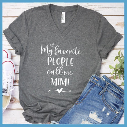 My Favorite People Call Me Mimi V-neck