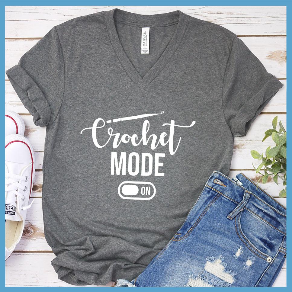 Crochet Mode On V-Neck - Accented Hook Edition