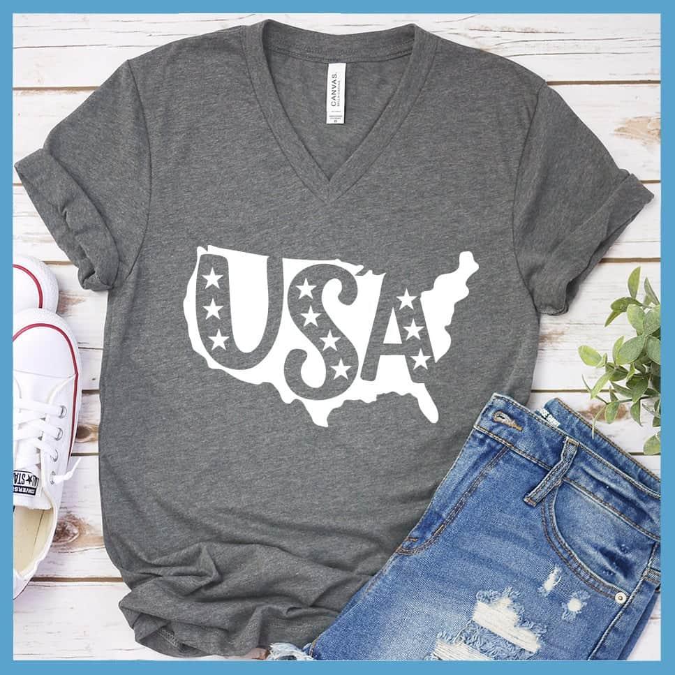 USA V-neck