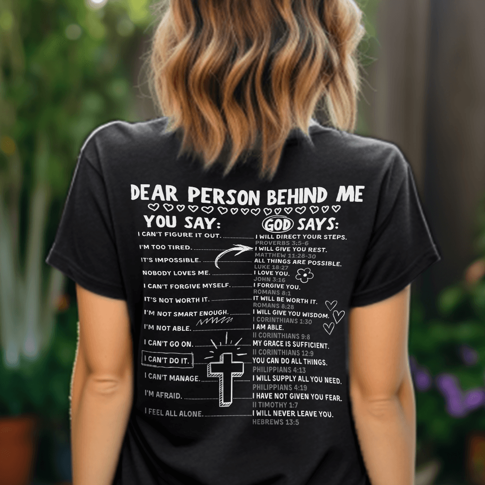 You Say, God Says T-Shirt Colored Edition
