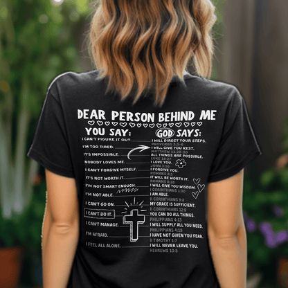 You Say, God Says T-Shirt Colored Edition