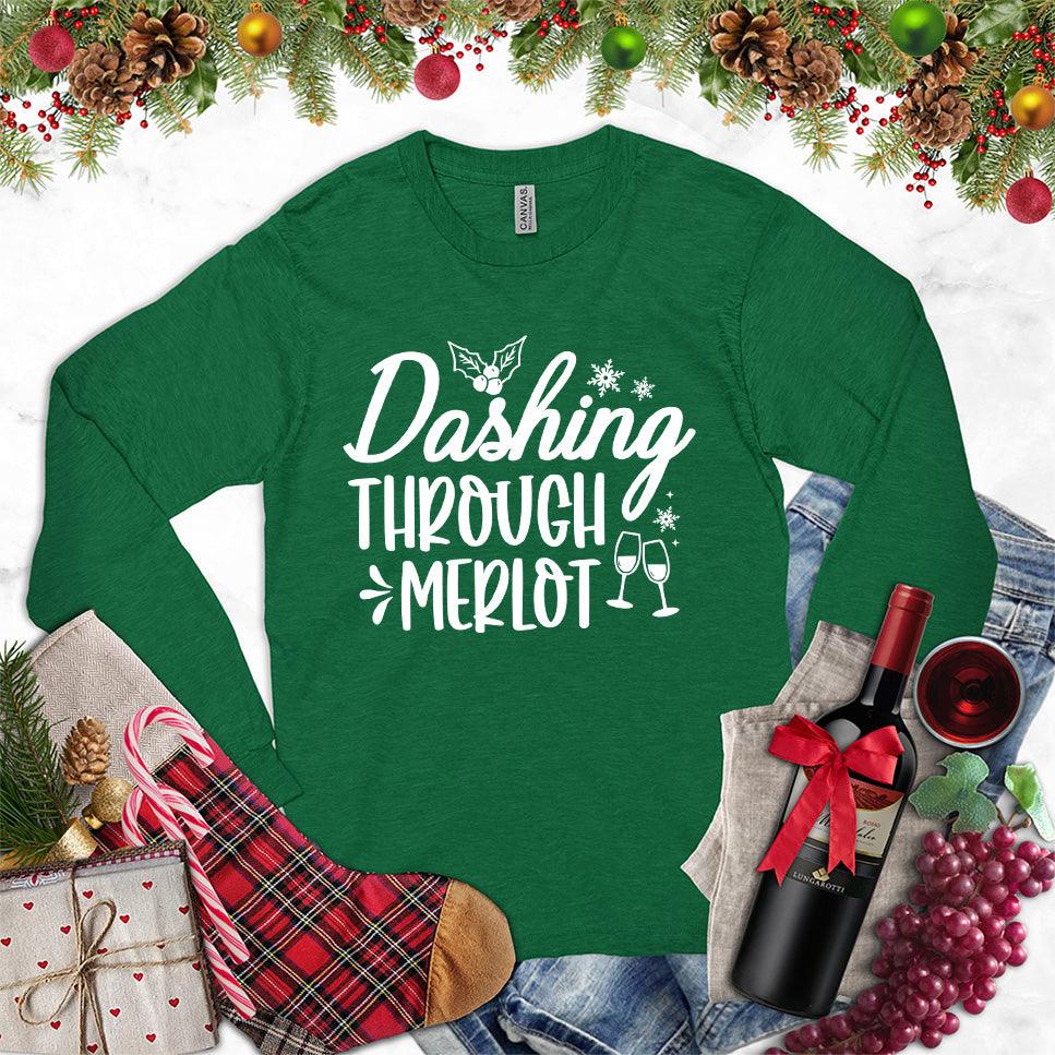 Dashing Through Merlot Long Sleeves
