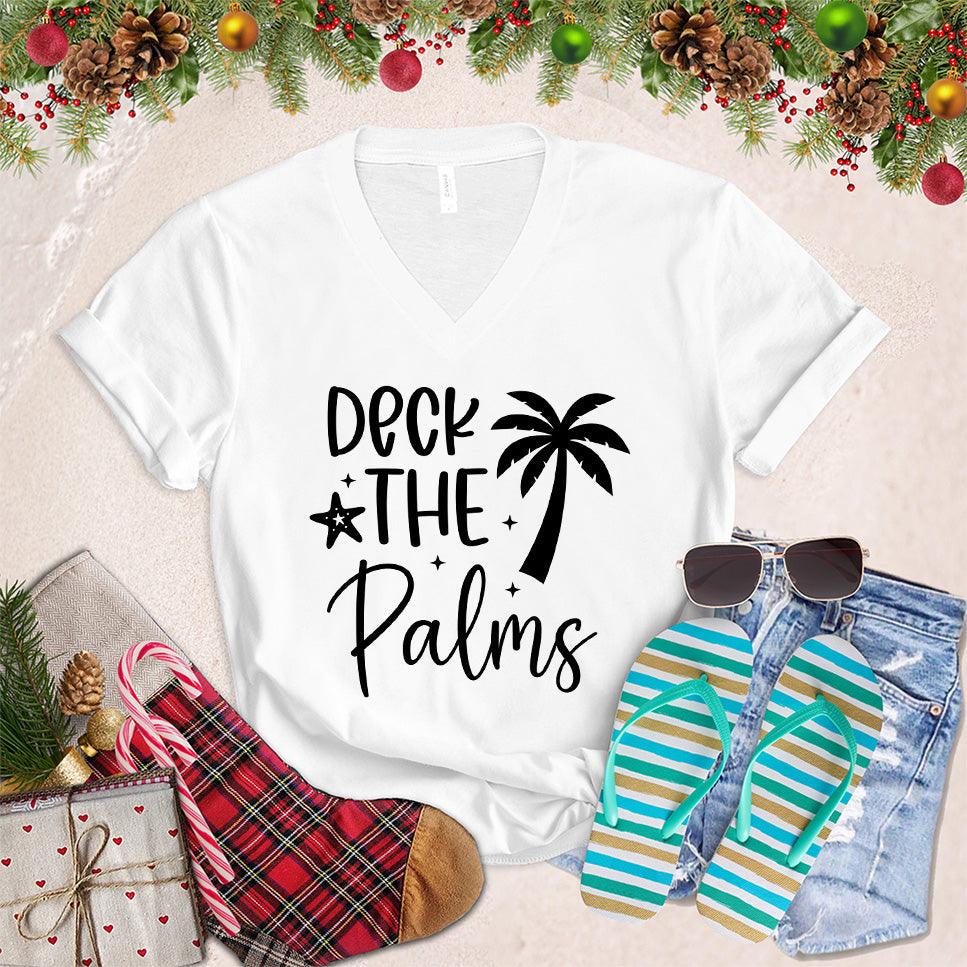 Deck The Palms V-Neck