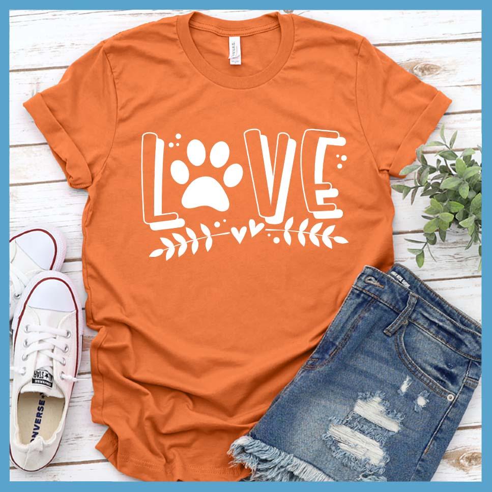 Dog Love Fall Version 1 T-Shirt