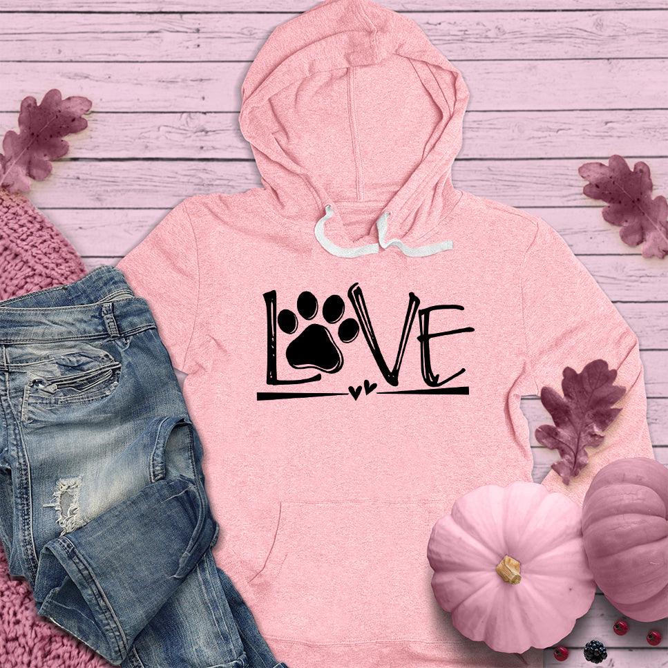 Dog Love Hoodie Pink Edition