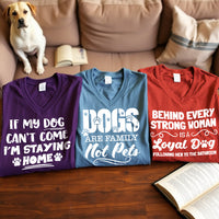 V-Neck (Heather Deep Teal+Team Purple+Heather Red)