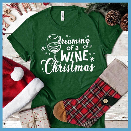 Dreaming Of A Wine Christmas T-Shirt