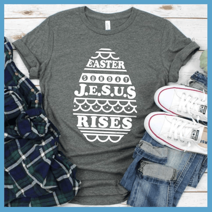 Jesus Rises - Easter Egg T-Shirt