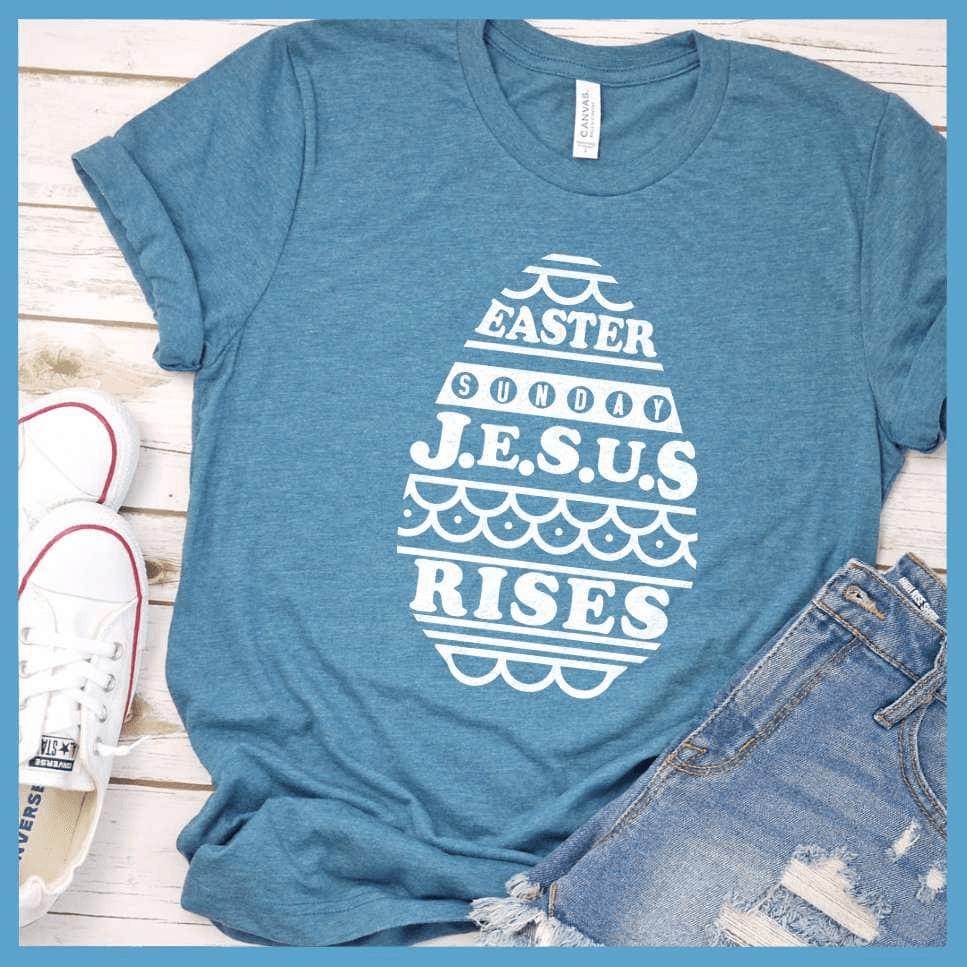 Jesus Rises - Easter Egg T-Shirt