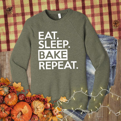 Eat Sleep Bake Repeat Sweatshirt