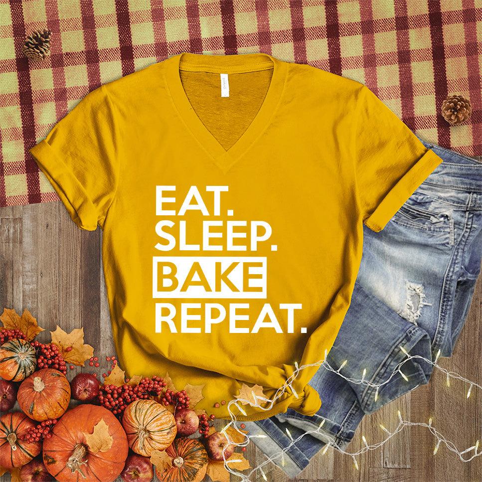 Eat Sleep Bake Repeat V-Neck