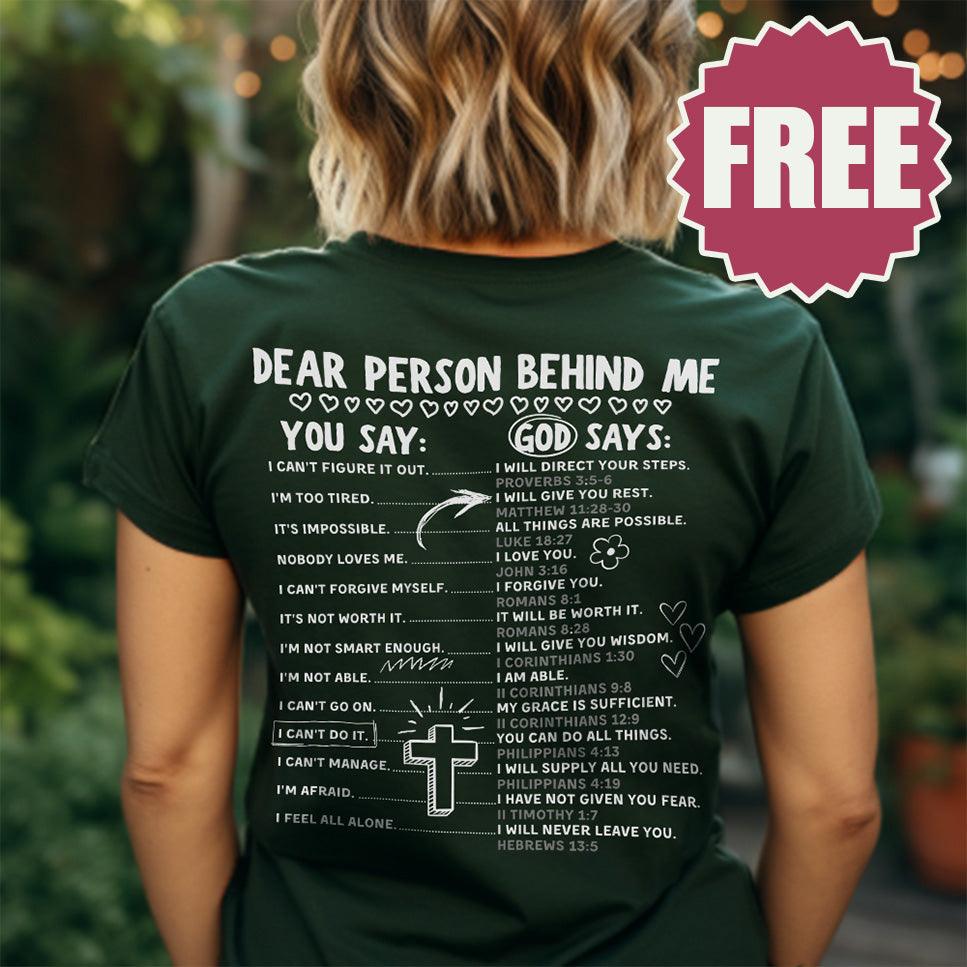 You Say, God Says T-Shirt Colored Edition