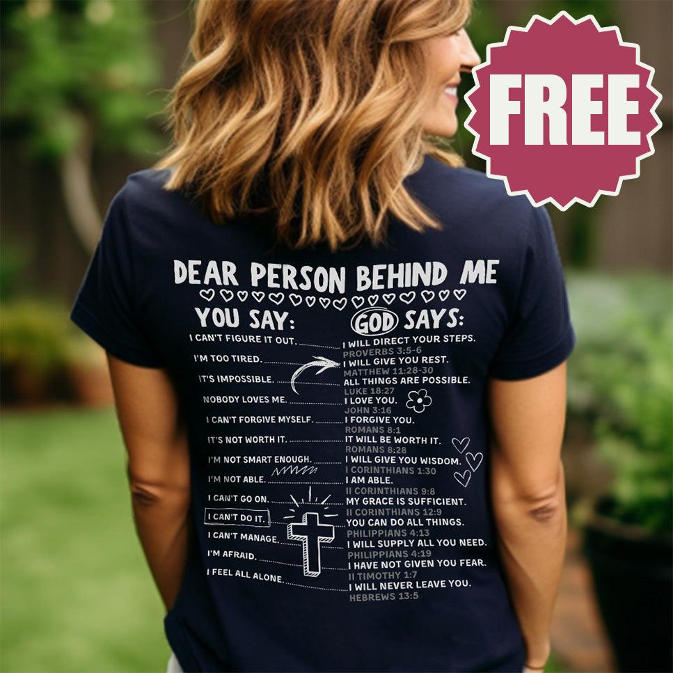 You Say, God Says T-Shirt Colored Edition