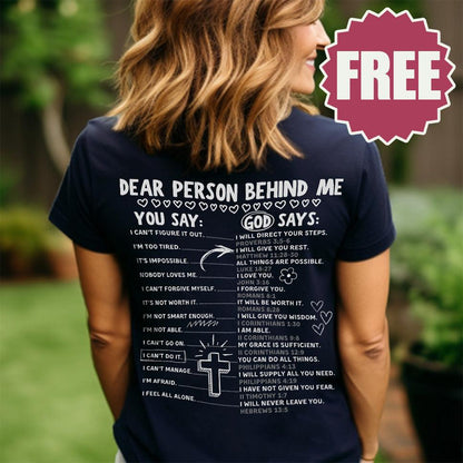 You Say, God Says T-Shirt Colored Edition