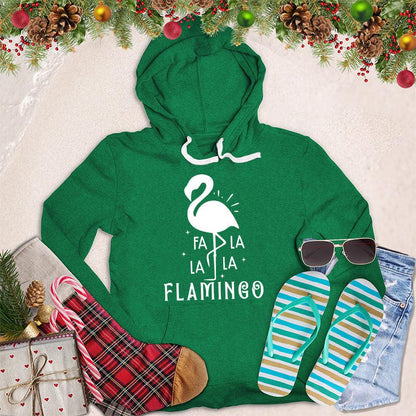 Fa La La La Flamingo Hoodie