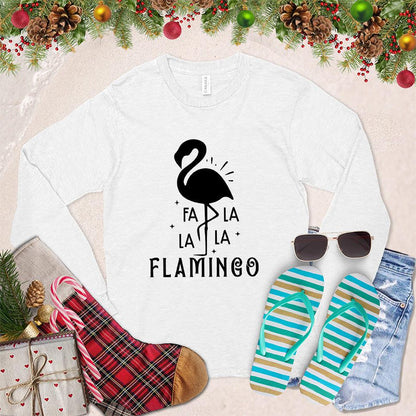 Fa La La La Flamingo Long Sleeves