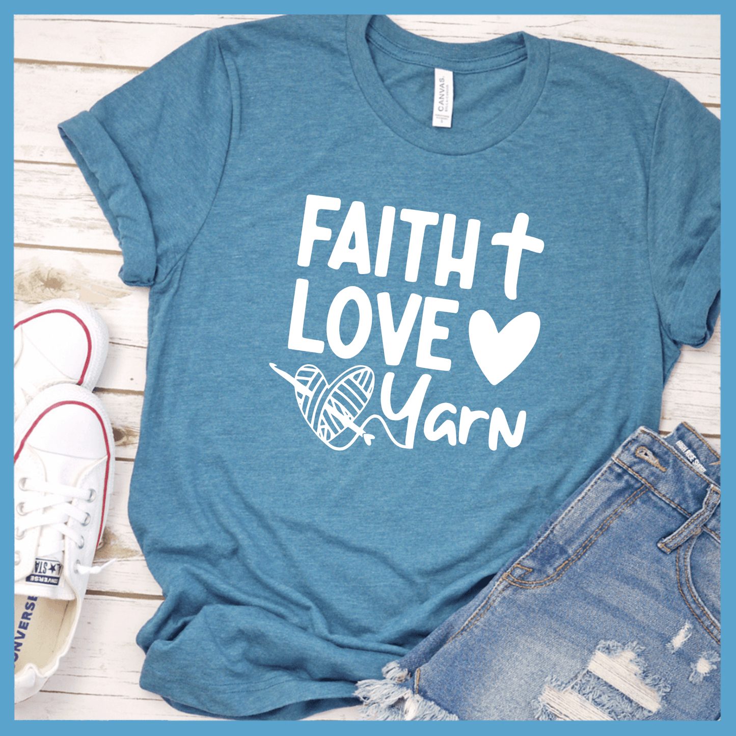Faith Love Yarn T-Shirt