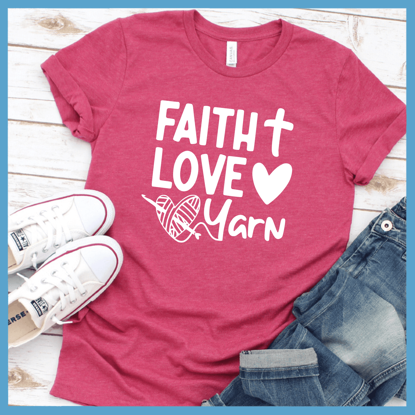 Faith Love Yarn T-Shirt