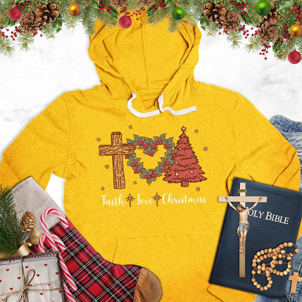 Faith Love Christmas Colored Edition Hoodie