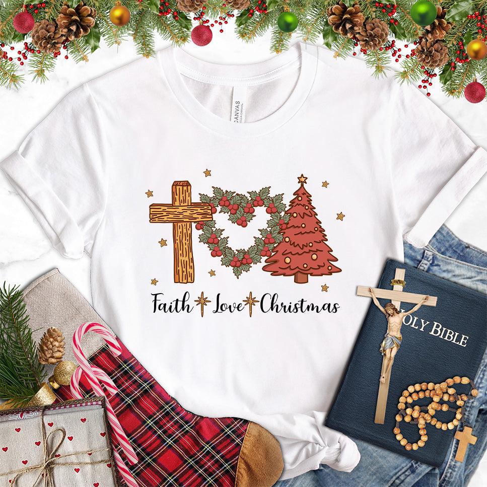 Faith Love Christmas Colored Edition T-Shirt