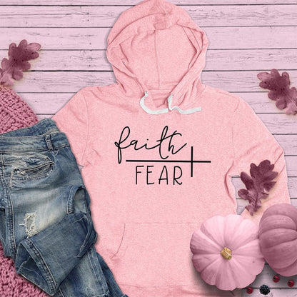 Faith Over Fear Forever Hoodie Pink Edition