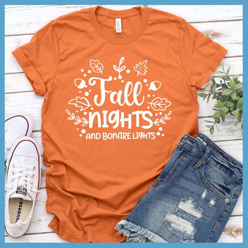 Fall Nights Bonfire Lights T-Shirt