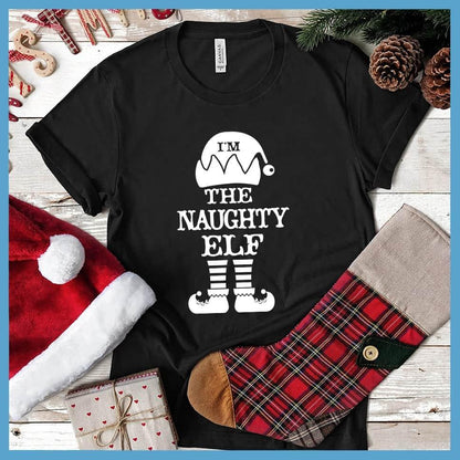 Naughty Christmas Elf Family Group T-Shirt