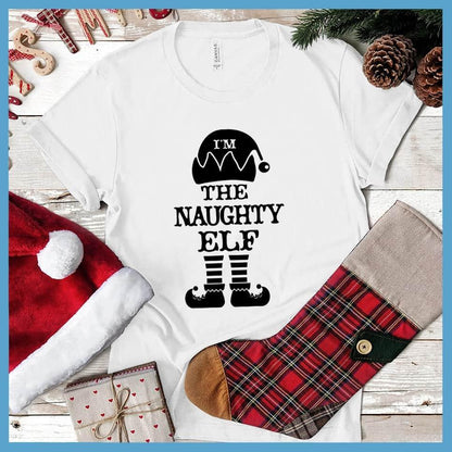 Naughty Christmas Elf Family Group T-Shirt