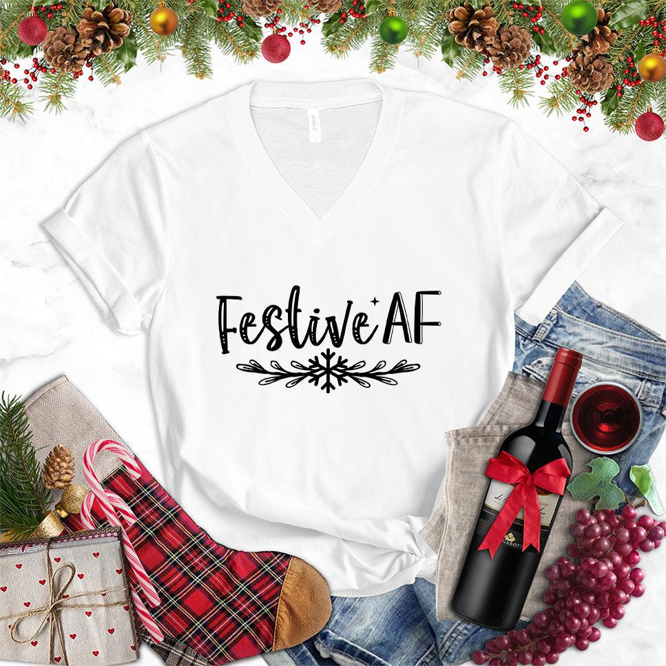 Festive AF V-Neck