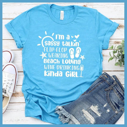 Flip-Flop Wearing Beach Loving Kinda Girl T-Shirt