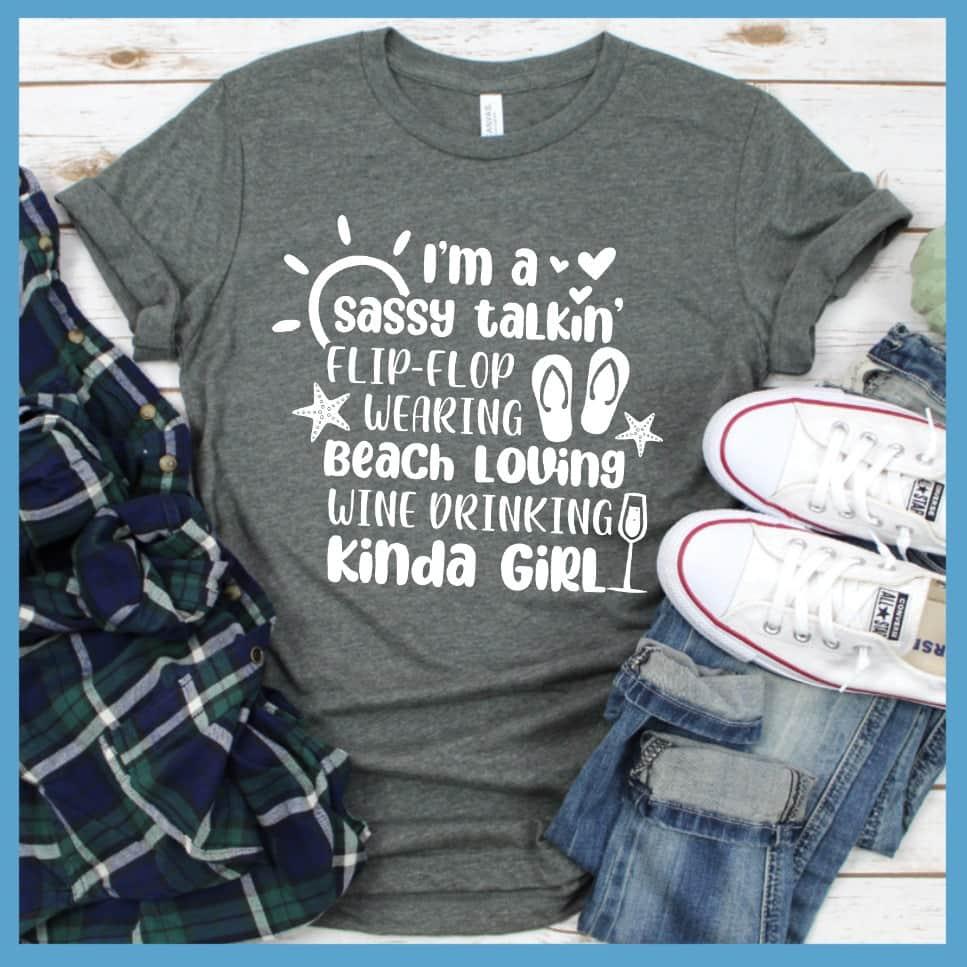 Flip-Flop Wearing Beach Loving Kinda Girl T-Shirt