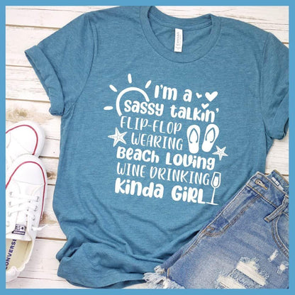 Flip-Flop Wearing Beach Loving Kinda Girl T-Shirt